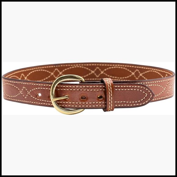 Full Grain Leather Reversible Belt with Suede Lining